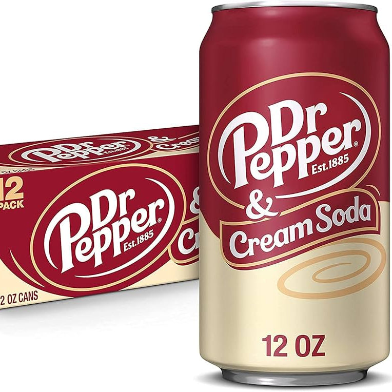 Dr Pepper Cream Soda (12 x 355ml) - USA