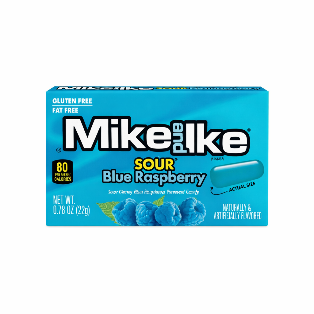 Mike and Ike Sour Blue Raspberry