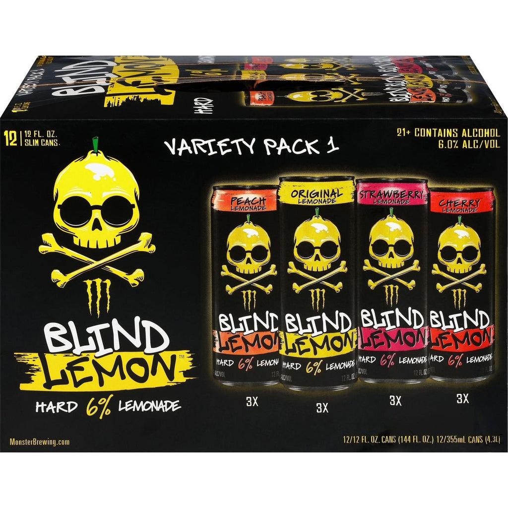 Monster Blind Lemonade Pack (12x355ml) 6% Alcohol - 21+