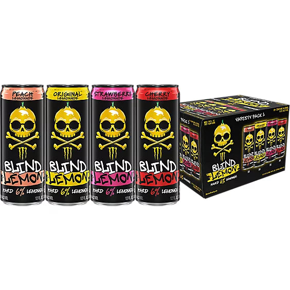 Monster Blind Lemonade Pack (12x355ml) 6% Alcohol - 21+