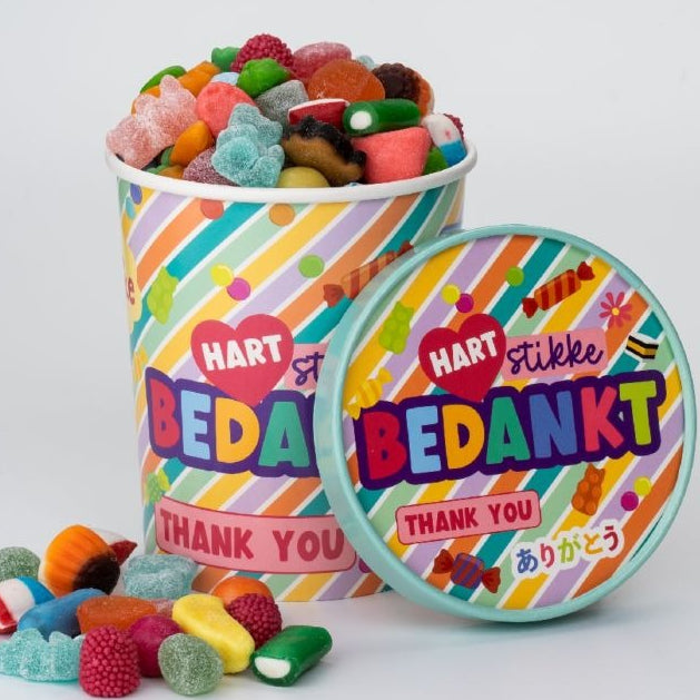 Bedankt - Candy Bucket