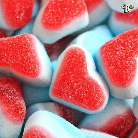 Harten 3 Kleuren Gesuiker (Halal)