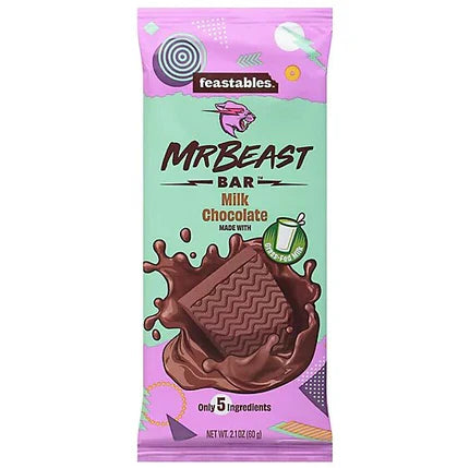 MrBeast Feastables Milk Chocolate 60g