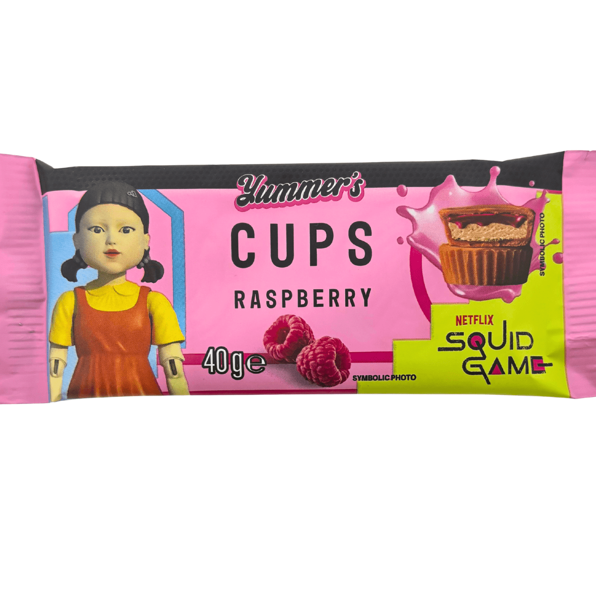 Squid Game Milk Chocolate Raspberry Cup 40gr