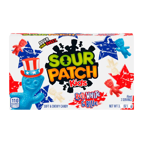 Sour Patch Red White & Blue